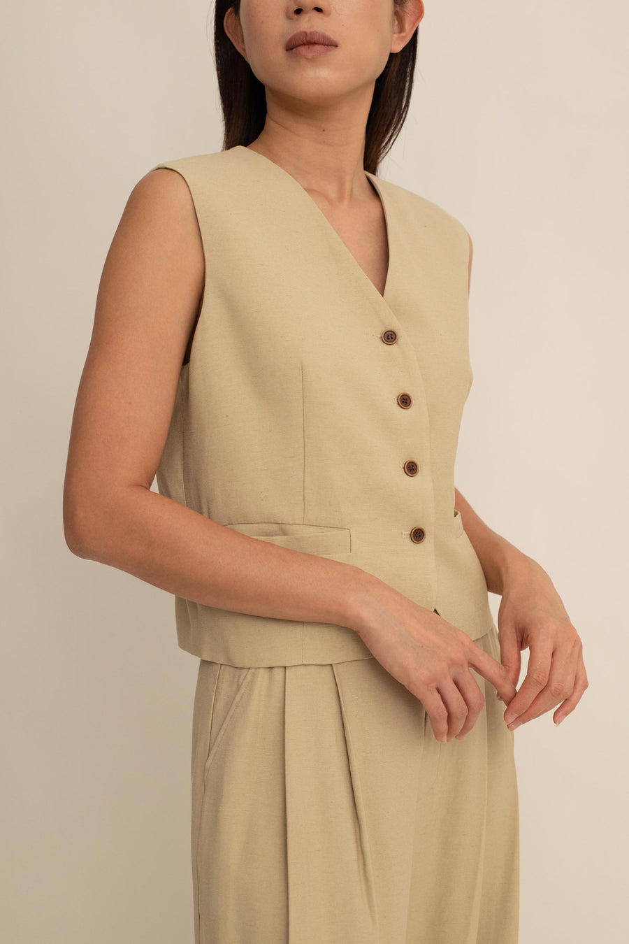 Vera Linen Vest