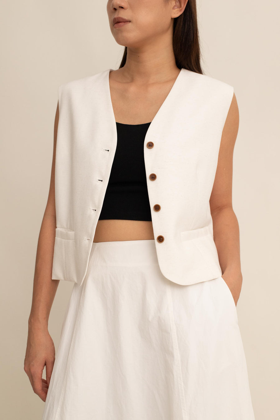 Vera Linen Vest